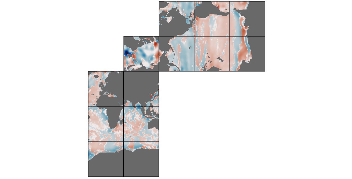 ECCO Gent-McWilliams Ocean Bolus Velocity - Daily Mean llc90 Grid
