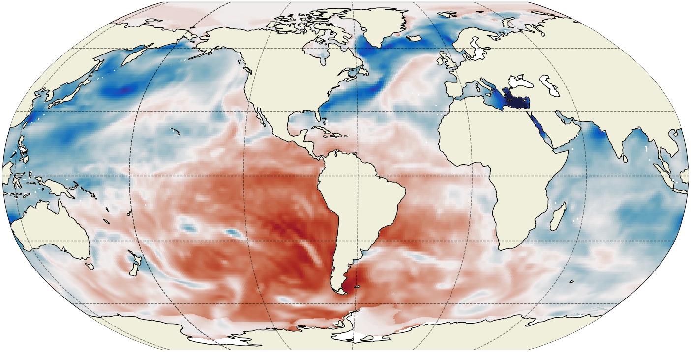 ECCO Ocean and Sea-Ice Surface Heat Fluxes - Daily Mean 0.5 Degree