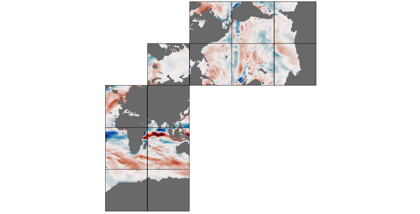 ECCO Ocean Three-Dimensional Volume Fluxes - Daily Mean llc90 Grid