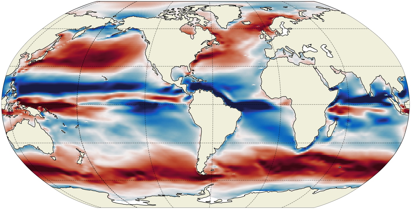 ECCO Sea-Ice Velocity - Monthly Mean 0.5 Degree
