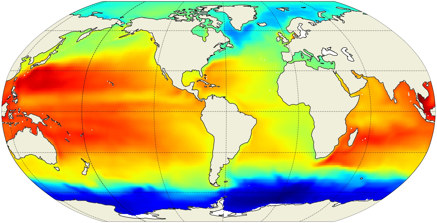 ECCO Sea Surface Height - Daily Mean 0.5 Degree (Version 4 Release 4b)