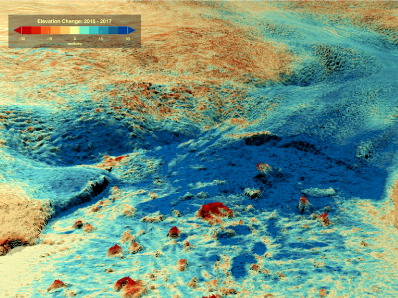 Data from the oceans and ice